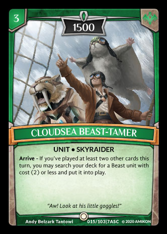 Cloudsea Beast-Tamer