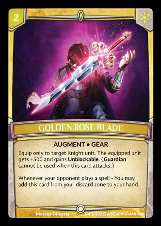 Golden Rose Blade