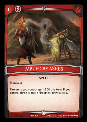 Imbued by Ashes