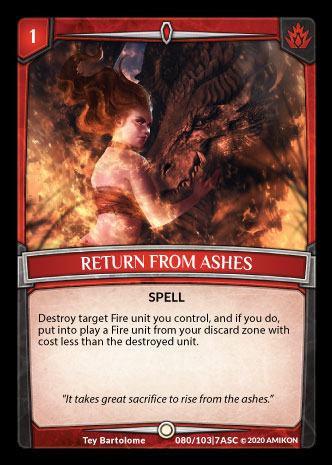Return from Ashes