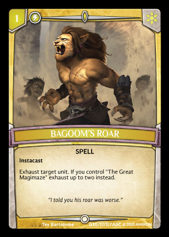 Bagooms Roar - Foil