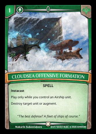 Cloudsea Offensive Formation - Foil