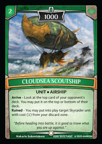 Cloudsea Scoutship - Foil