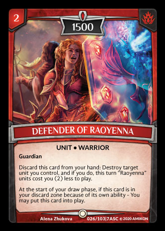 Defender of Raoyenna - Foil
