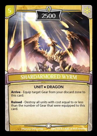 Shardarmored Wyrm - Foil