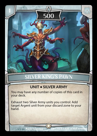 Silver Kings Pawn - Foil