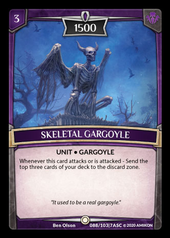 Skeletal Gargoyle - Foil