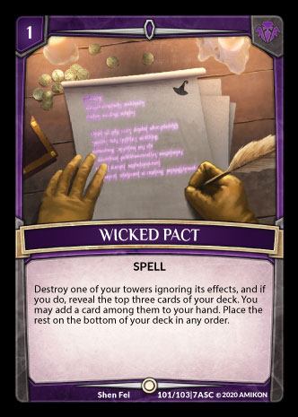 Wicked Pact - Foil
