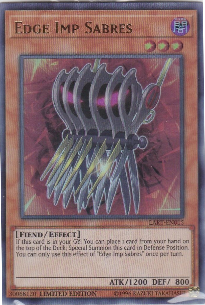 Edge Imp Sabres - LART-EN015 - Ultra Rare - Limited Edition