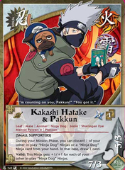 Kakashi Hatake & Pakkun - N-742 - Common - Unlimited Edition