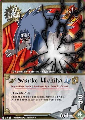 Sasuke Uchiha - N-748 - Uncommon - Unlimited Edition