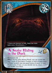 A Snake Hiding in the Dark - M-594 - Rare - Unlimited Edition - Foil