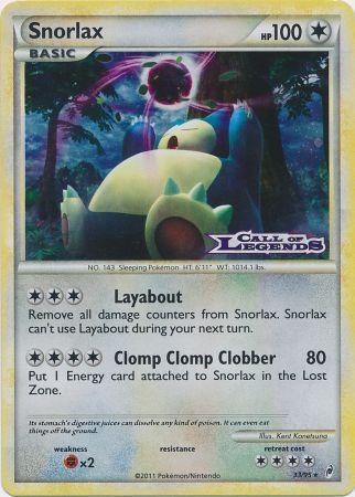 Snorlax - 33/95 - Prerelease Promo