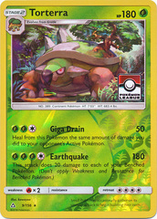 Torterra 9/156 Reverse Holo League Stamp Promo - 2018 Pokemon League