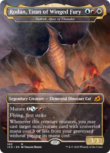 MAGIC 1mm Roial AG titan 105 INNER　中古 Mint/Near-Mint, English - 1 x MTG Vadrok, Apex of Thunder - Rodan