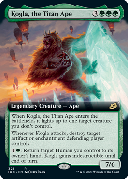 Kogla, the Titan Ape - Extended Art