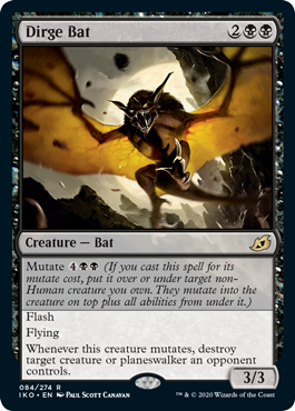 Dirge Bat - Foil