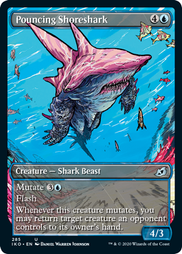 Pouncing Shoreshark - Foil - Showcase Pouncing Shoreshark - Foil - Showcase