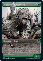 Migratory Greathorn - Foil - Showcase