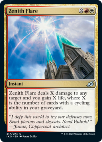 MTG-4x-Near Mint, English-Zenith Flare-Ikoria: Lair of Behemoths