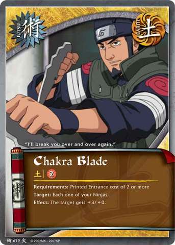 Chakra Blade - J-679 - Common - 1st Edition - Foil