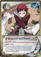 Gaara of the Desert - N-818 - Common - 1st Edition - Foil