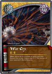 War Cry - J-677 - Uncommon - 1st Edition - Foil