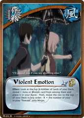 Violent Emotion - M-653 - Uncommon - 1st Edition - Foil