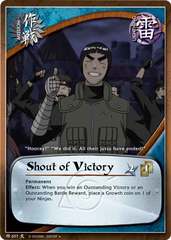 Shout of Victory - M-657 - Uncommon - 1st Edition - Foil