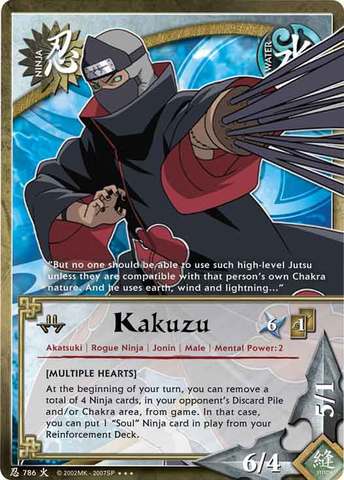 Kakuzu - N-786 - Super Rare - Unlimited Edition - Foil