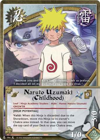 Naruto Uzumaki (Childhood) - N-794 - Common - Unlimited Edition