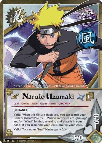 Naruto CCG S18 Naruto Uzumaki hot Super Rare Card