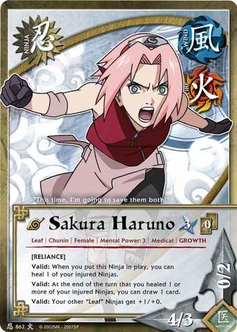 Sakura Haruno - N-862 - Uncommon - Unlimited Edition - Foil