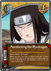 Awakening the Byakugan - J-712 - Uncommon - 1st Edition - Foil