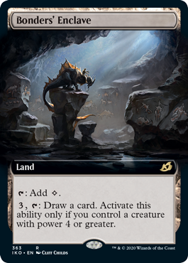Bonders' Enclave - Foil - Extended Art Bonders' Enclave - Foil - Extended Art