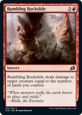 Rumbling Rockslide - Foil