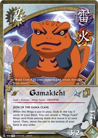 Gamakichi - N-908 - Common - Unlimited Edition