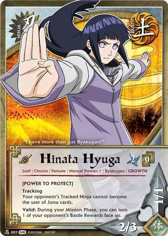 Hinata Hyuga - N-887 - Common - Unlimited Edition - Foil - Naruto 