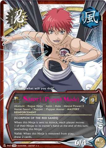 Sasori (Puppet Mode) - N-947 - Rare - Unlimited Edition - Foil
