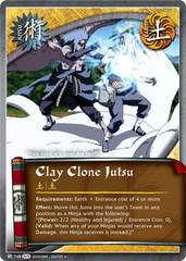 Clay Clone Jutsu - J-748 - Uncommon - 1st Edition - Foil