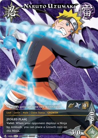 Naruto Uzumaki - N-1006 - Super Rare - Unlimited Edition - Foil 