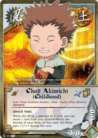 Choji Akimichi (Childhood) - N-864 - Common - Unlimited Edition