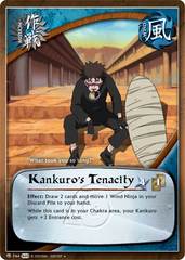 Kankuro's Tenacity - M-744 - Uncommon - 1st Edition - Foil