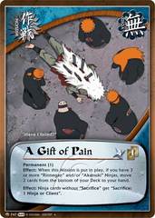 A Gift of Pain - M-747 - Uncommon - 1st Edition - Foil