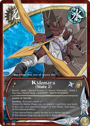 naruto yugioh cards Kidomaru (State 2) - N-1084 - Rare - 1st Edition - Foil - CCG Singles » Tales of the Gallant Sage Showcase your deck with our premium Card Sleeves naruto yugioh deck Six Paths