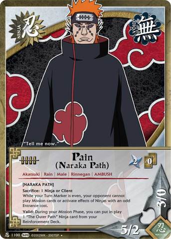 Pain (Naraka Path) - N-1100 - Common - 1st Edition - Foil