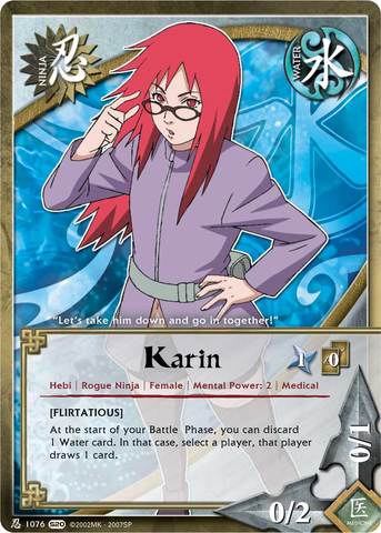 tales of the gallant sage booster box Karin - N-1076 - Common - Unlimited Edition - Naruto CCG Singles » Tales of  the Gallant Sage
