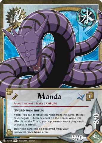 Manda - N-1083 - Uncommon - Unlimited Edition - Foil
