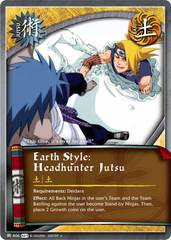 Earth Style: Headhunter Jutsu - J-806 - Uncommon - 1st Edition - Foil