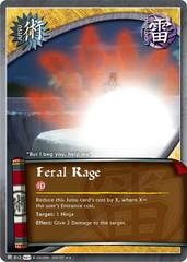 Feral Rage - J-812 - Rare - 1st Edition - Foil